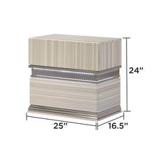Load image into Gallery viewer, Leonor - 2 Drawer Nightstand - Gray

