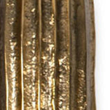 Load image into Gallery viewer, Ribbed Wall Vase (627520) - Antiqued Gold
