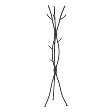 Load image into Gallery viewer, 74" Metal Modern Tree Branch Coat Rack - Black
