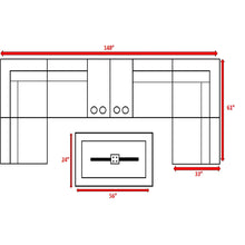 Load image into Gallery viewer, Outdoor Elegance Conversation Set With Fire Pit
