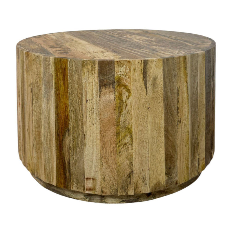 Round Drum Coffee Table (745567) - Natural
