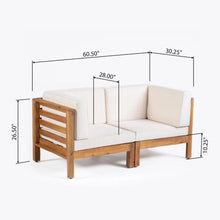 Load image into Gallery viewer, Oana - 2 Piece Loveseat Set With Water Resistant Cushions
