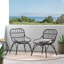 Load image into Gallery viewer, Monsoon - Outdoor Accent Chair With Open Weave Design

