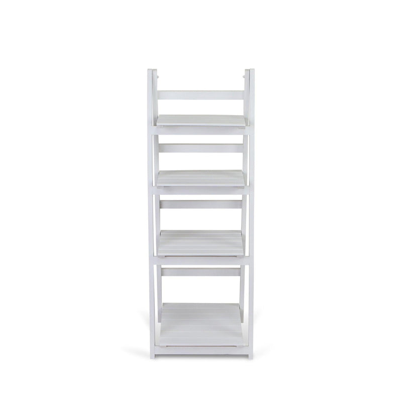 Four Tier Step Bookcase (738650) - White