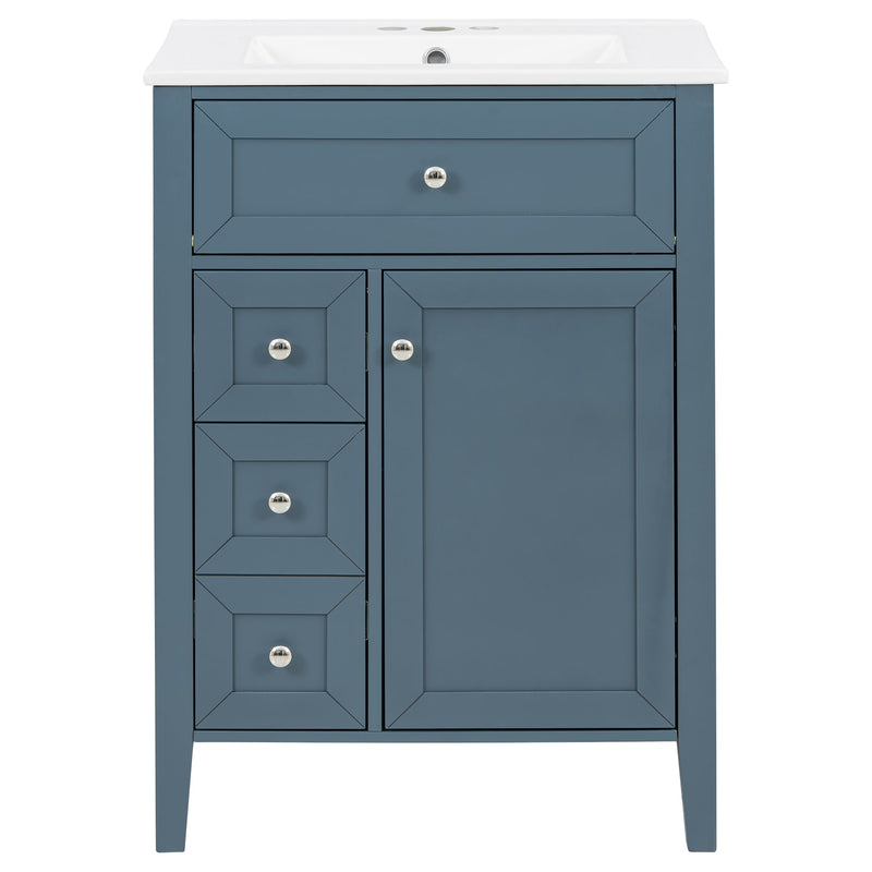 Bathroom Vanity With Sink, Soft Closing Cabinet
