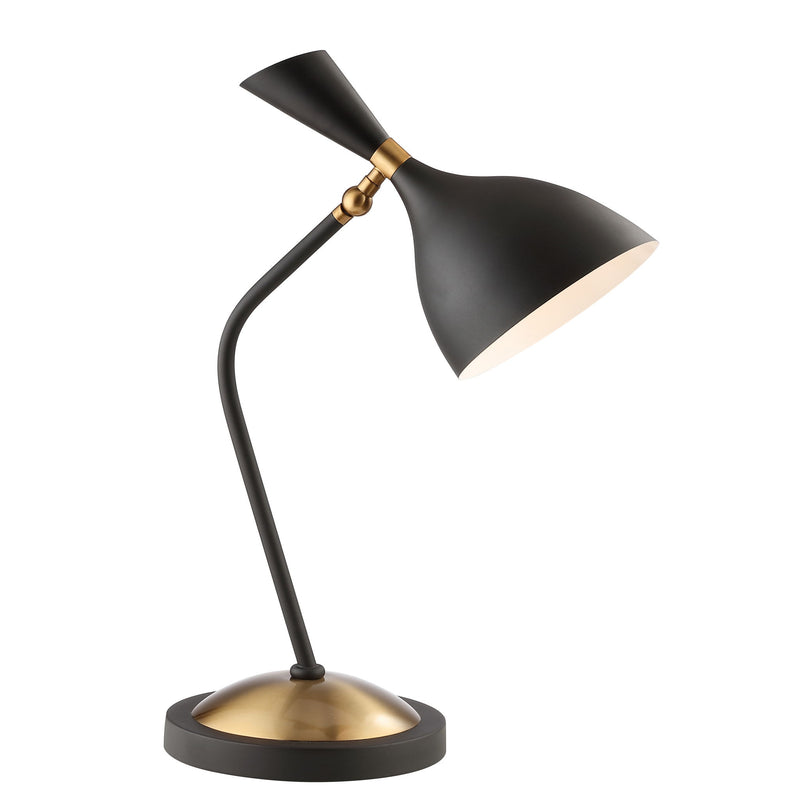 Table Lamp LED With Bell Shade - Black