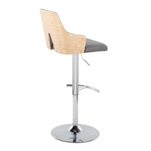 Load image into Gallery viewer, Stella - Contemporary Adjustable Barstool Stool With Swivel &amp; Rounded T Footrest (Set of 2)
