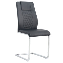 Load image into Gallery viewer, Modern Dining Chairs With Padded Seat, Metal Legs
