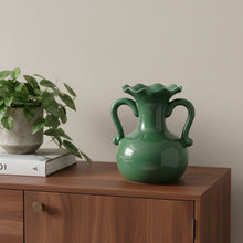 Load image into Gallery viewer, Amphora Table Vase (574218) - Hunter Green

