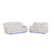 Load image into Gallery viewer, Benz - LED &amp; Power Recliner With Adjustable Headrests And Ambient LED Lighting
