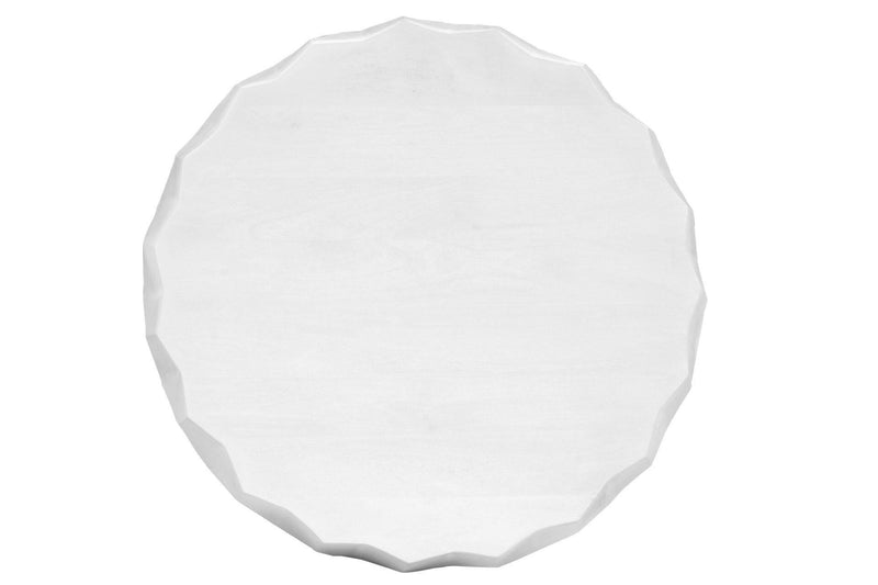 Round Drum Coffee Table (745560) - White