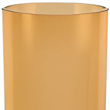 Load image into Gallery viewer, Cylinder Free Table Vase - Amber / Clear
