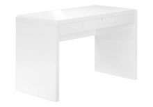 Load image into Gallery viewer, Computer Desk For Home Office, Storage Drawers, Contemporary &amp; Modern - White

