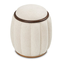 Load image into Gallery viewer, Camellia Field - Round Bench - Beige
