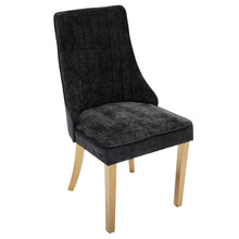 Load image into Gallery viewer, Tufted Stainless Steel Dining Side Chairs (Set of 2) - Black / Gold

