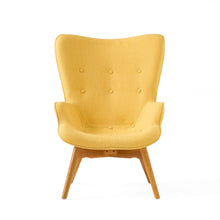 Load image into Gallery viewer, Mid Century Modern Arm Chairs For Living Room - Yellow
