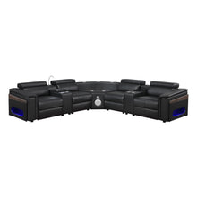 Load image into Gallery viewer, Nova - Sectional With Bluetooth Speaker, LED And Lifting Wine Cabinet

