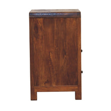 Load image into Gallery viewer, 24" Modern Solid Wood Two Drawer Nightstand - Chestnut

