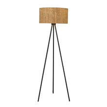 Load image into Gallery viewer, Tripod Floor Lamp With Shade - Matte Black
