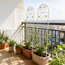 Load image into Gallery viewer, Metal Garden Trellis Rustproof Trellis For Climbing Plant Outdoor Flower Support
