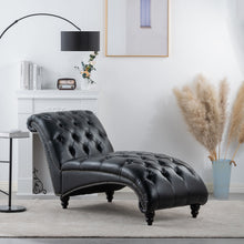 Load image into Gallery viewer, Tufted Armless Chaise Lounge
