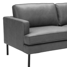 Load image into Gallery viewer, Sofa Polyester With Black Legs - Gray
