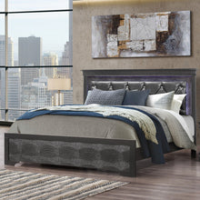 Load image into Gallery viewer, Shaker - Bed With LED Lighting And Crystal Inspired Tufted Headboard
