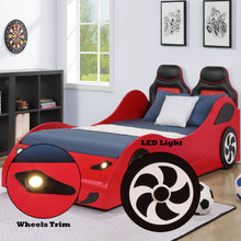Load image into Gallery viewer, Colen - Twin Car Bed With LED
