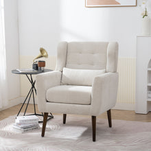 Load image into Gallery viewer, Modern Accent Chair Upholstered Foam Filled Living Room Chairs Comfy Reading Chair Mid-Century Modern Chair With Fabric Lounge Arm Chairs Armchair For Living Room Bedroom
