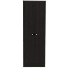 Load image into Gallery viewer, 71" Wood Pantry Or Storage Closet - Black
