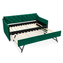 Load image into Gallery viewer, Daybed With Pop Up Trundle And USB Charging Armrest
