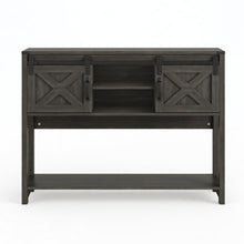 Load image into Gallery viewer, Farmhouse Entryway Table With Sliding Barn Door
