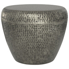 Load image into Gallery viewer, 18" Metal Round End Table - Silver
