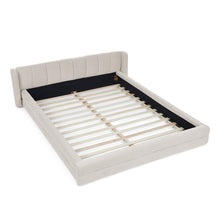 Load image into Gallery viewer, Modern Upholstered Bed Frame With Thick Fabric And Headboard
