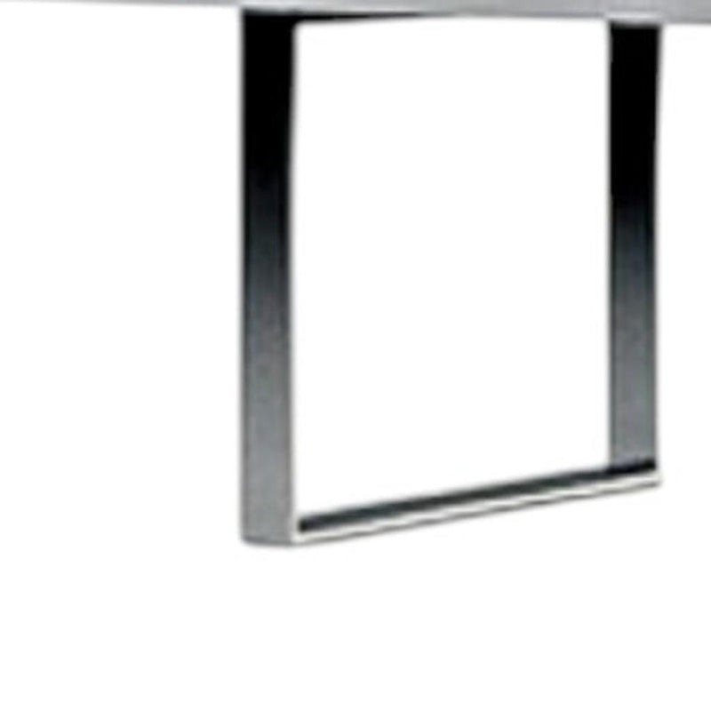 Three Tier Etagere Bookcase (555009) - White / Silver