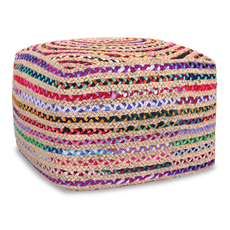 20" Pouf Ottoman - Blue