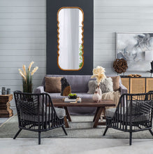 Load image into Gallery viewer, Oversized Wooden Floor Mirror With Unique Frame - Brown
