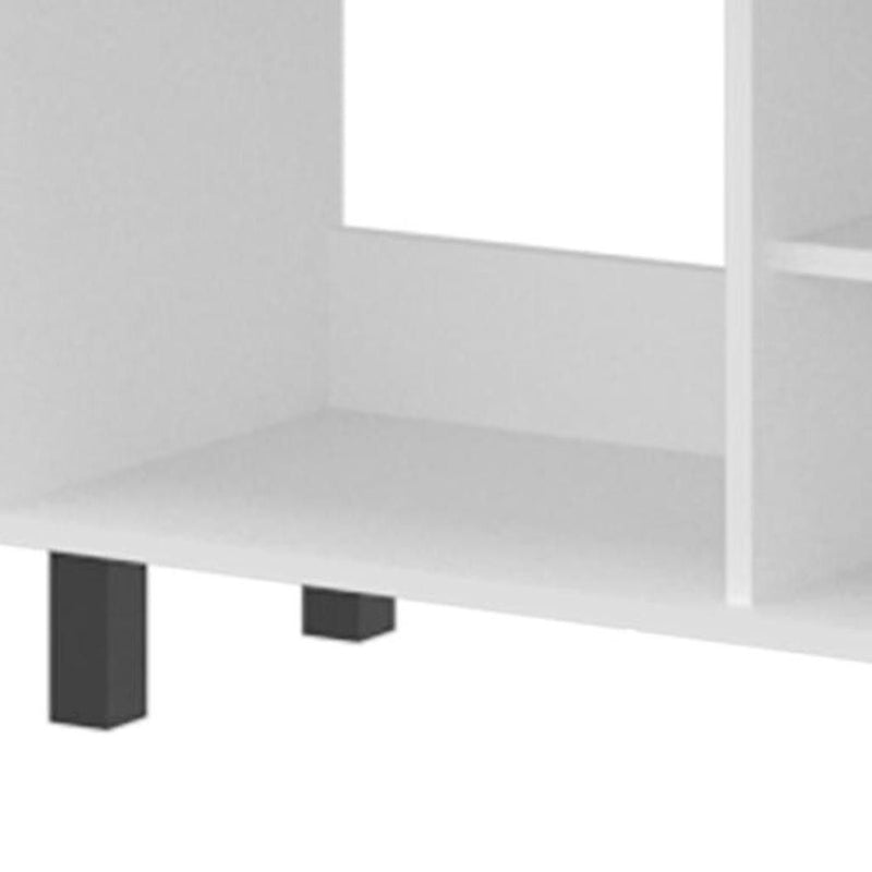 Wood Fireplace Entertainment Center (725193) - White