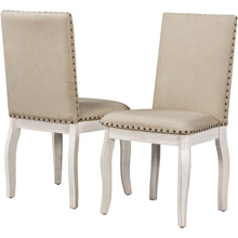 Load image into Gallery viewer, Upholstered Dining Chairs With Nailhead (Set of 2)
