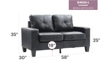 Load image into Gallery viewer, Newbury - Track Arm Loveseat For Cozy Spaces
