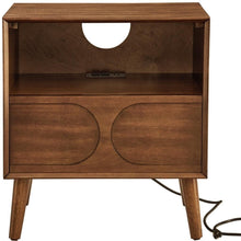 Load image into Gallery viewer, Wood Accent Cabinet (691684) - Brown
