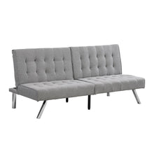 Load image into Gallery viewer, Modern Sofa Bed With Wood Frame And Stainless Legs
