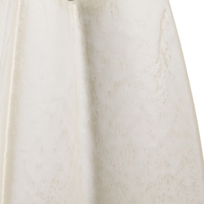 Block Table Vase - Cream / Cream