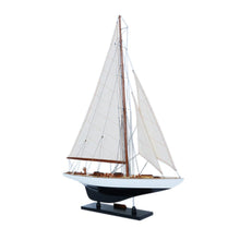 Load image into Gallery viewer, Hand Painted Model Boat (624694) - White / Black

