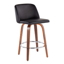 Load image into Gallery viewer, Toriano - Mid-Century Modern Fixed Height Counter Stool With Round Footrest (Set of 2)
