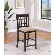 Load image into Gallery viewer, Lattice Back Counter Height Stools (Set of 2)
