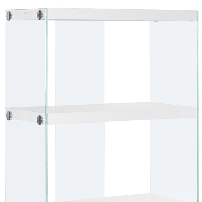 Four Tier Etagere Bookcase (333149) - White