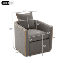 Load image into Gallery viewer, Swivel Accent Chair, Rotating Base, For Living Room
