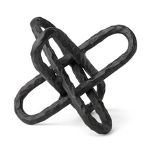 Load image into Gallery viewer, Chain Link Tabletop Sculpture - Black
