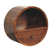 Load image into Gallery viewer, Floating Circle Bedside Table - Chestnut
